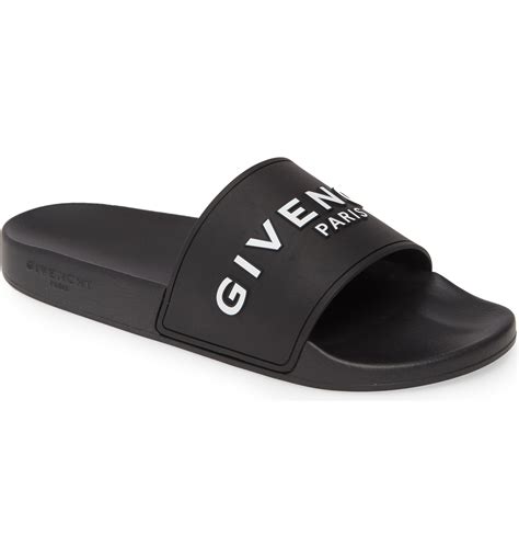 mens givenchy slides black